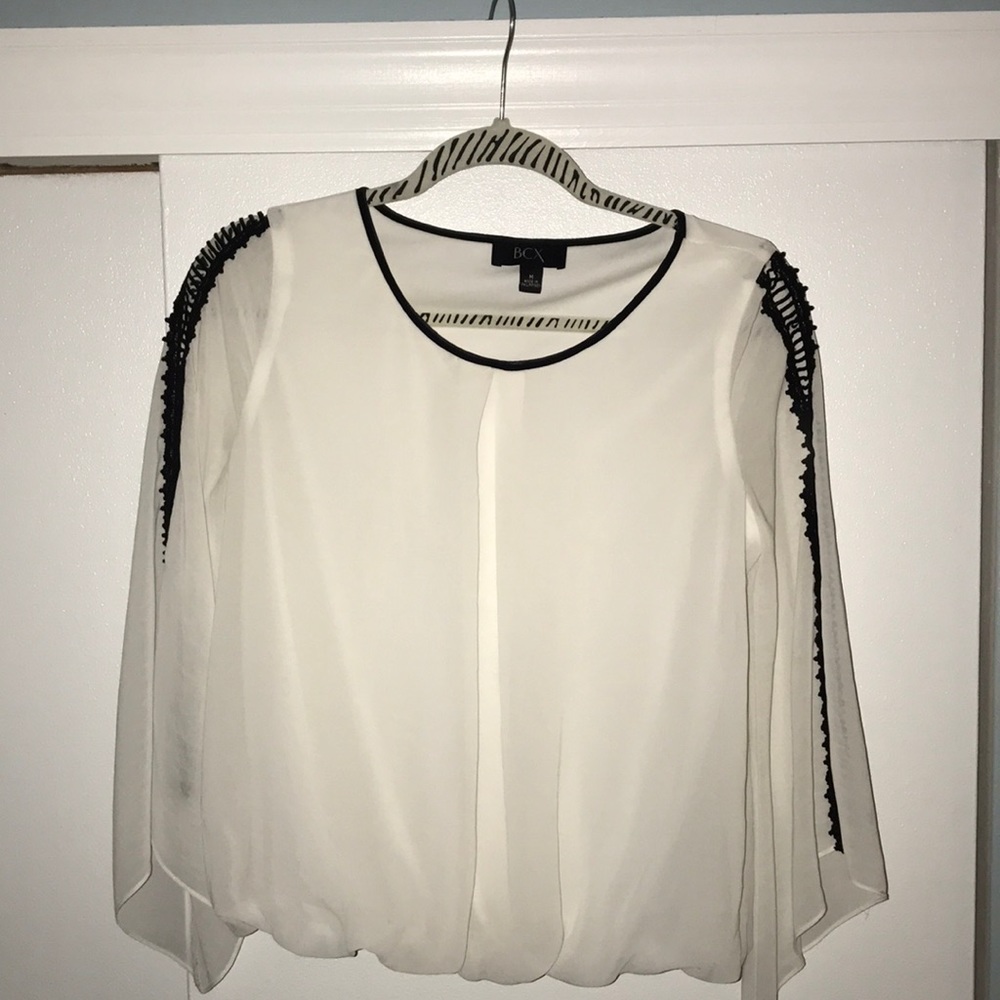 White Long Sleeved Blouse